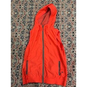 Hot pink wind breaker!